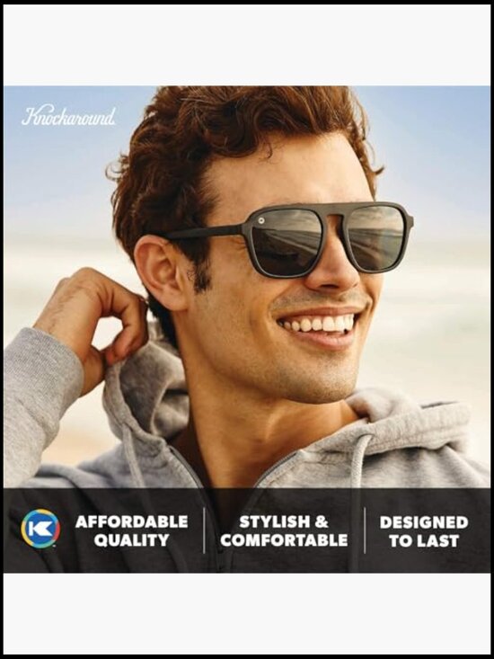 Polarized Sunglasses with Polycarbonate Frame, UV400 Protection, Retro Square main image 6